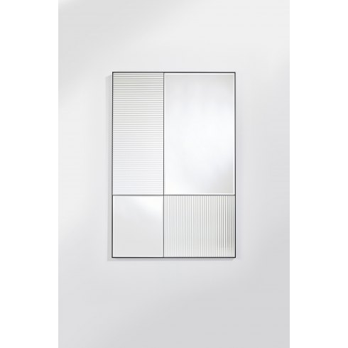 Flutes Rectangular Mirror