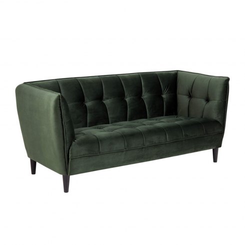 Jonna Sofa in Forest Green Velvet