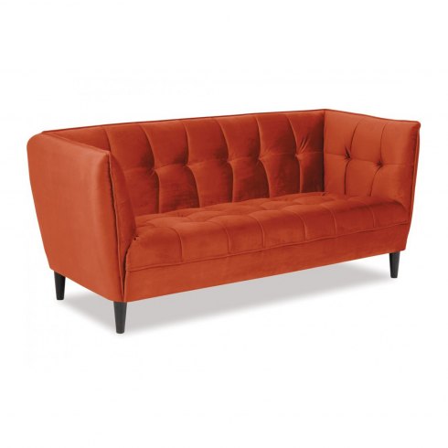 Jonna Sofa in Copper Velvet