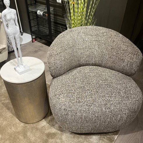 Bremen Swivel Chair In Olbia Fabric Swatch