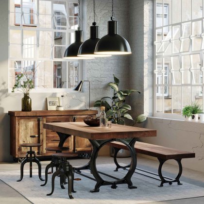 Hyatt Industrial Dining Table