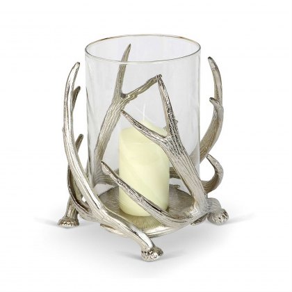 Twisted Antler Hurricane Lantern