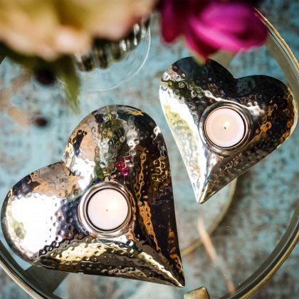 Heart Shaped Tea Light Holder