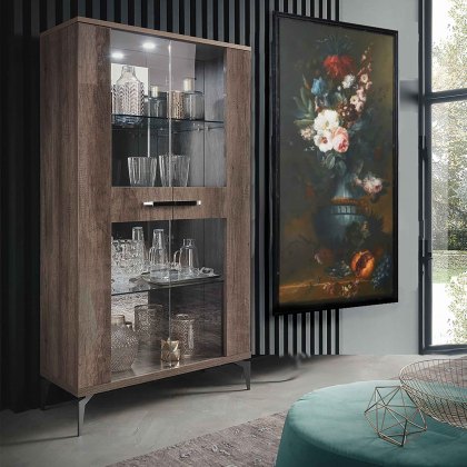 Milano Two Door Curio Cabinet