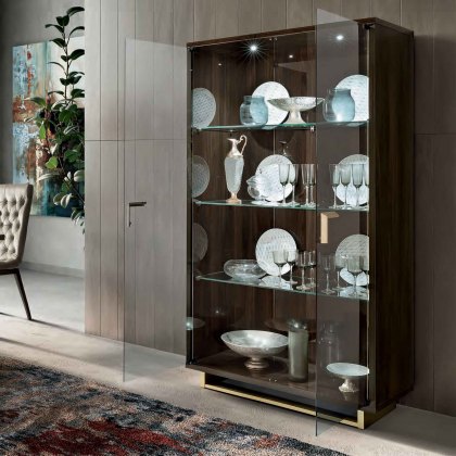 Valenza Two Glass Door Vitrine