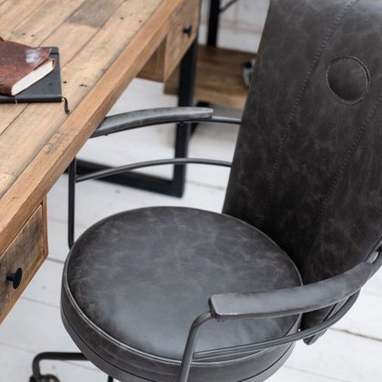 Key West Office Chair Grey PU