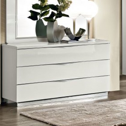 Bianca Three Drawer Single Dresser