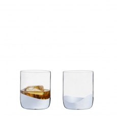 Set of Two Wave Tumblers