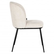 Tate Dining Chair in Beige Chenille