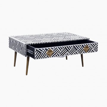 Savanna Sleek Drawer Inlay Coffee Table