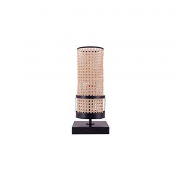 SixtyOne Low Table Lamp with Canage Shade