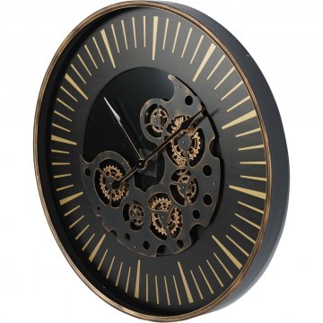 Palladium Wall Clock with Moving Dials