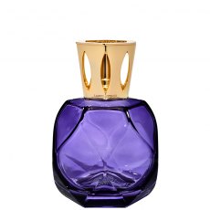 Lampe Berger Burner Diffuser Violet Purple Glass & Paris Chic Refill