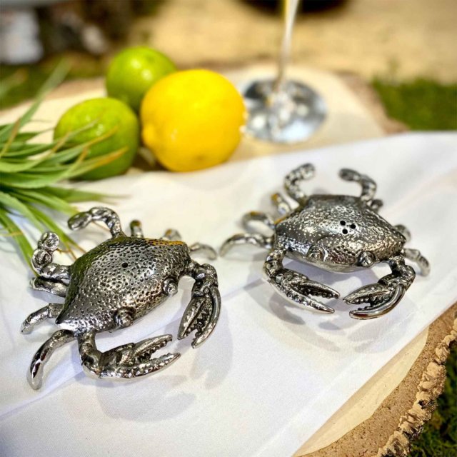 Crab Salt & Pepper Cruet Set