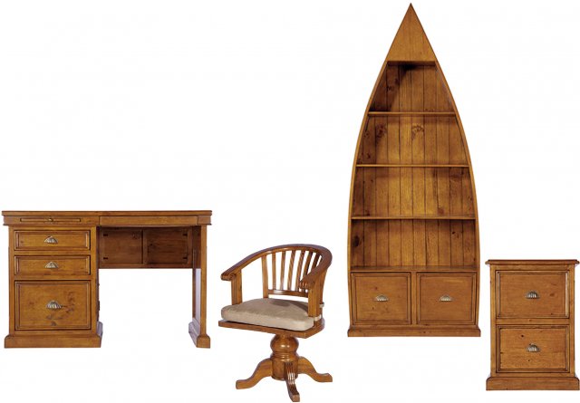 Harrogate Reclaimed Wood Home Office Set