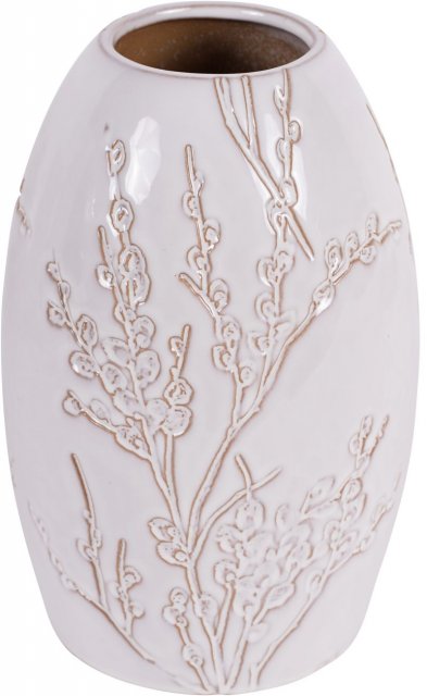 Cylindrical Pussywillow Vase