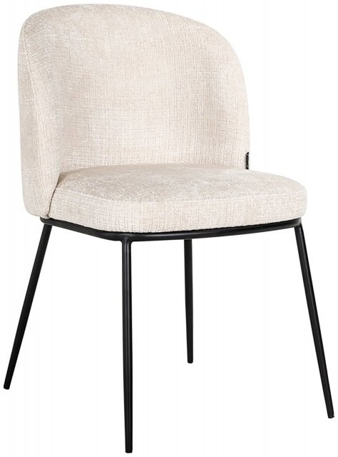 Tate Dining Chair in Beige Chenille