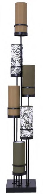 Sixt Floor Lamp with Jungle Mix Shades