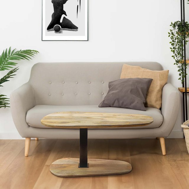 Scandi Coffee Table in Mango Wood