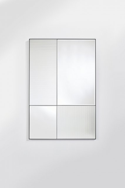 Flutes Rectangular Mirror