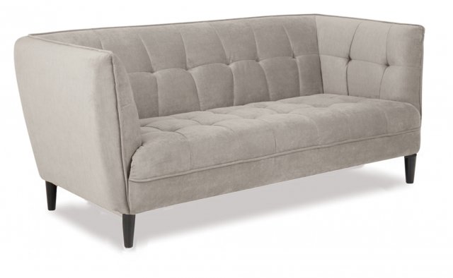 Jonna Sofa in Beige Velvet