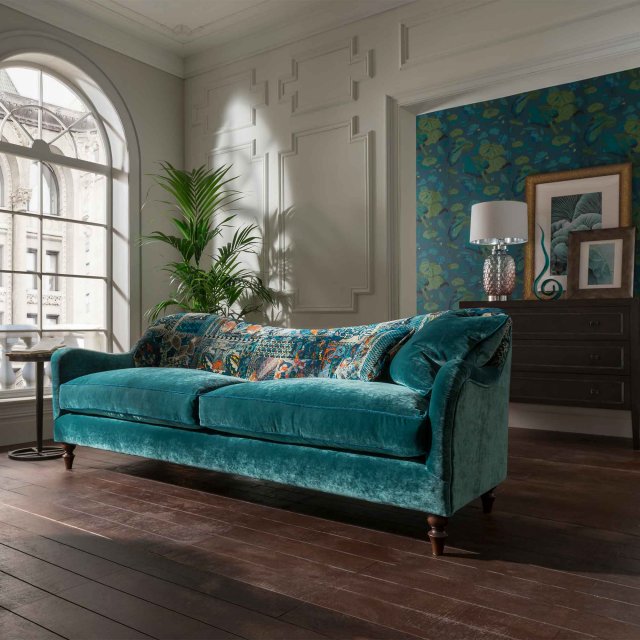 Jade velvet outlet sofa