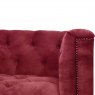 Christchurch Extra Large Sofa in Classic Velvet Cherry Red