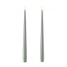 Deluxe Homeart LED Candles Dansk Shiny Real Flame™ LED Pair of Dinner Candles