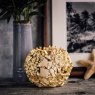 Coral Globe Votive - Gold Finish