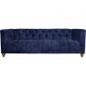 Christchurch Extra Large Sofa in Classic Velvet Deep Blue