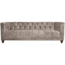 Christchurch Extra Large Sofa in Classic Velvet Soft Mink