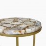 Gretan - Natural Agate Mineral Side Table