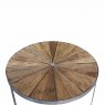 Sunburst Reclaimed Wood Coffee Table