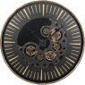 Palladium Wall Clock with Moving Dials