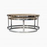 Sunburst Reclaimed Wood Nesting Coffee Tables